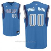 Maglia Dallas Mavericks Adidas Personalizzate Blu