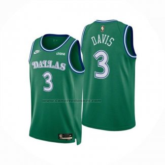Maglia Dallas Mavericks Anthony Davis No 3 Classic 2025-26 Verde