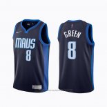 Maglia Dallas Mavericks Josh Green #8 Earned 2020-21 Blu