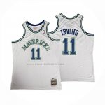 Maglia Dallas Mavericks Kyrie Irving No 11 Mitchell & Ness 2023-24 Bianco