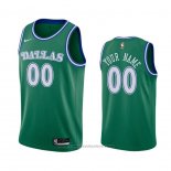 Maglia Dallas Mavericks Personalizzate Hardwood Classics 2020-21 Verde