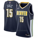 Maglia Denver Nuggets Carmelo Anthony #15 2017-18 Blu