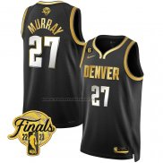 Maglia Denver Nuggets Jamal Murray #27 Citta 2023 NBA Finals Nero