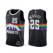 Maglia Denver Nuggets Malik Beasley #25 Citta 2019-20 Nero