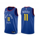 Maglia Denver Nuggets Monte Morris #11 Statement Blu