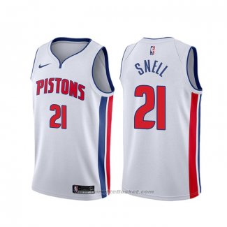 Maglia Detroit Pistons Tony Snell #21 Association 2019-20 Bianco