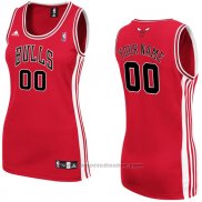 Maglia Donna Chicago Bulls Adidas Personalizzate Rosso