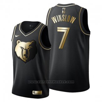 Maglia Golden Edition Memphis Grizzlies Justise Winslow #7 2019-20 Nero