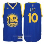 Maglia Golden State Warriors David Lee #10 Blu