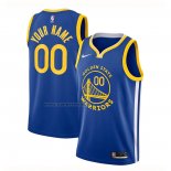 Maglia Golden State Warriors Personalizzate Icon 2020-21 Blu