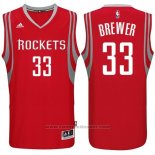 Maglia Houston Rockets Corey Brewer #33 Rosso