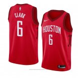 Maglia Houston Rockets Gary Clark #6 Earned 2018-19 Rosso