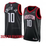 Maglia Houston Rockets Jabari Smith JR #10 Statement 2023-24 Nero