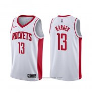 Maglia Houston Rockets James Harden #13 Association Bianco