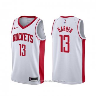 Maglia Houston Rockets James Harden #13 Association Bianco