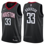 Maglia Houston Rockets Ryan Anderson #33 Statement 2017-18 Nero