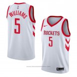 Maglia Houston Rockets Troy Williams #5 Association 2018 Bianco