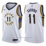 Maglia Indiana Pacers Domantas Sabonis #11 Association 2017-18 Bianco