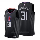 Maglia Los Angeles Clippers Marcus Morris Sr. #31 Statement 2019-20 Nero