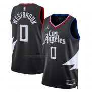 Maglia Los Angeles Clippers Russell Westbrook #0 Statement 2022-23 Nero