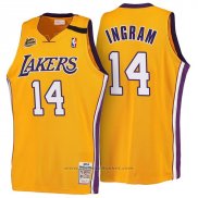 Maglia Los Angeles Lakers Brandon Ingram #14 Retro 1999-00 Giallo