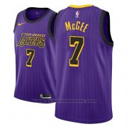 Maglia Los Angeles Lakers Javale McGee #7 Citta 2018 Viola