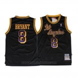 Maglia Los Angeles Lakers Kobe Bryant #8 Retro Nero