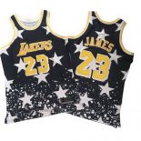 Maglia Los Angeles Lakers Lebron James #23 Hardwood Retro 1997-98 Nero