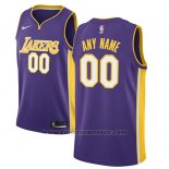 Maglia Los Angeles Lakers Nike Personalizzate 17-18 Viola