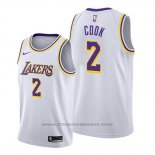 Maglia Los Angeles Lakers Quinn Cook #2 Association Bianco