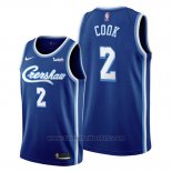 Maglia Los Angeles Lakers Quinn Cook #2 Classic Edition 2019-20 Blu