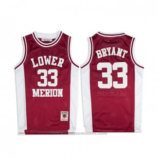 Maglia Lower Merion Kobe Bryant #33 Rosso