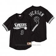 Maglia Manga Corta Philadelphia 76ers Allen Iverson #3 Nero