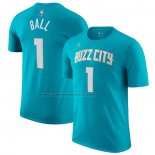 Maglia Manica Corta Charlotte Hornets LaMelo Ball Citta 2023-24 Verde