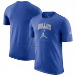 Maglia Manica Corta Dallas Mavericks Essential Citta Blu