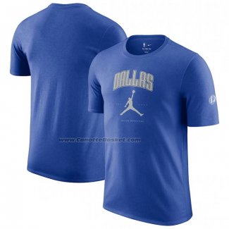 Maglia Manica Corta Dallas Mavericks Essential Citta Blu