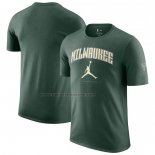 Maglia Manica Corta Milwaukee Bucks Essential Citta Verde