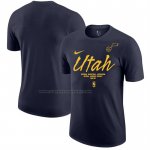 Maglia Manica Corta Utah Jazz Nero