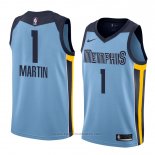 Maglia Memphis Grizzlies Jarell Martin #1 Statement 2018 Blu