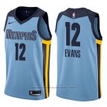 Maglia Memphis Grizzlies Tyreke Evans #12 Statement 2017-18 Blu