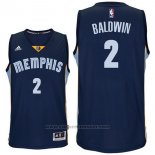 Maglia Memphis Grizzlies Wade Baldwin #2 Blu