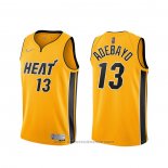 Maglia Miami Heat Bam Adebayo #13 Earned 2020-21 Or