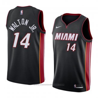 Maglia Miami Heat Derrick Walton Jr. #14 Icon 2018 Nero