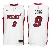 Maglia Miami Heat Luol Deng #9 Bianco