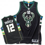 Maglia Milwaukee Bucks Jabari Parker #12 Nero