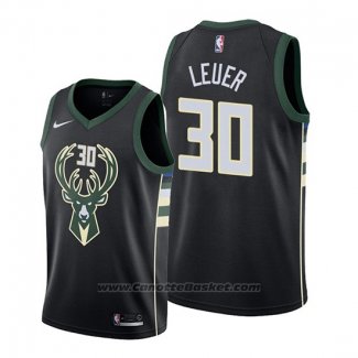 Maglia Milwaukee Bucks Jon Leuer #30 Statement Nero