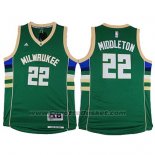 Maglia Milwaukee Bucks Khris Middleton #22 Verde