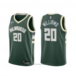 Maglia Milwaukee Bucks Marvin Williams #20 Icon Verde