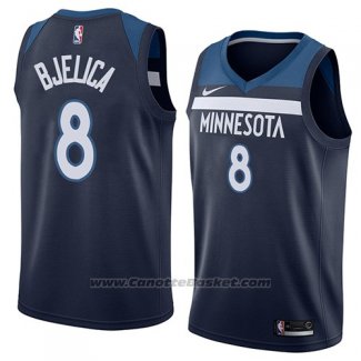 Maglia Minnesota Timberwolves Nemanja Bjelica #8 Icon 2018 Blu