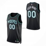 Maglia Minnesota Timberwolves Personalizzate Statement 2026-27 Nero